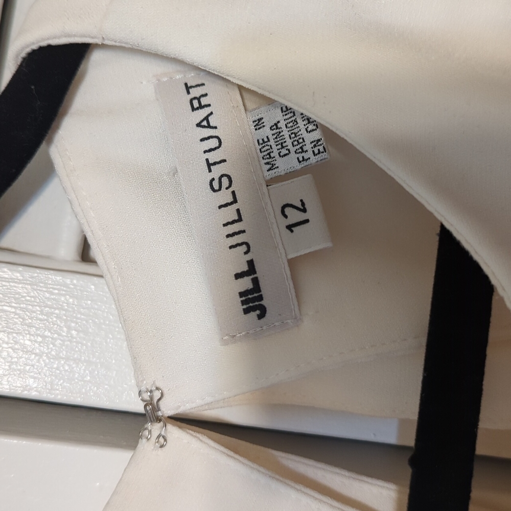 Off-White Tea Length Open Back Halter Dress - Picture 2 of 3
